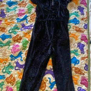 GAP Kids Sparkly Black Jumpsuit